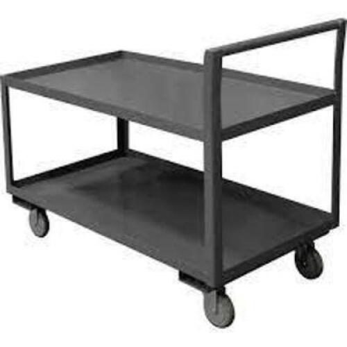 DESCRIPTION: (1) SERVICE / UTILITY CART BRAND/MODEL: DURHAM INFORMATION: GRAY., STEEL SIZE: 30" X 48" X 30", 2 SHELVES RETAIL$: $419.95 EA QTY: 1