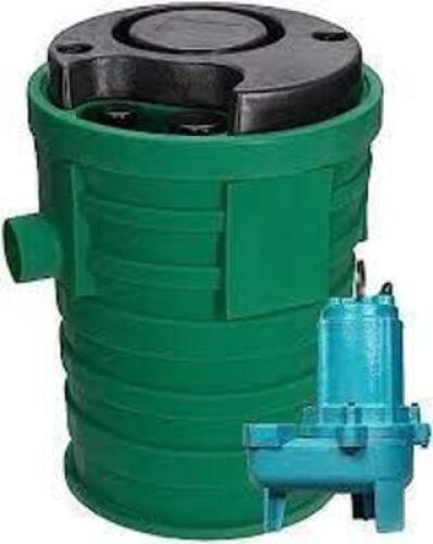 DESCRIPTION: (1) SEWAGE BASIN SYSTEM BRAND/MODEL: LITTLE GIANT #9SF2V2D INFORMATION: GREEN SIZE: 115 V, 60 HZ, 8.5 A, 1 PHASE RETAIL$: $1119.35 EA QTY