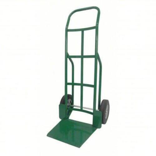 DESCRIPTION: (1) EASY-LOAD GENERAL PURPOSE HAND TRUCK BRAND/MODEL: GGS #8DPT1 INFORMATION: GREEN SIZE: 800 LB LOAD CAPACITY, FLAT-FREE RETAIL$: $193.2