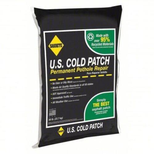 DESCRIPTION: (7) BAGS OF COLD PATCH BRAND/MODEL: SAKRETE #8EJP2 SIZE: 50 LB RETAIL$: $24.06 EA QTY: 7