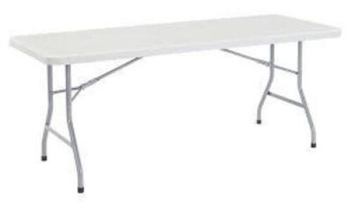DESCRIPTION: (1) FOLDING TABLE BRAND/MODEL: NATIONAL PUBLIC SEATING #BT3072 INFORMATION: GRANITE GRAY SIZE: 30" X 72" RETAIL$: $193.64 EA QTY: 1