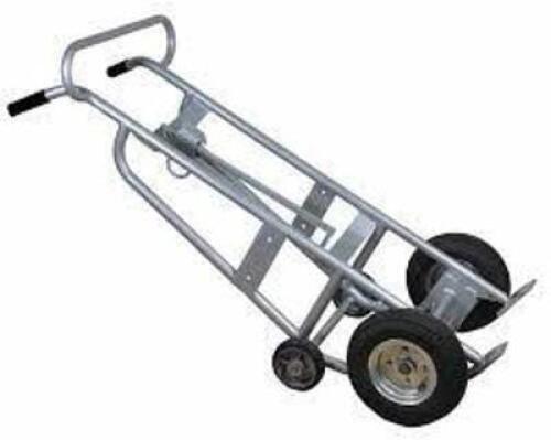 DESCRIPTION: (1) BARREL HAND TRUCK BRAND/MODEL: DAYTON #34D652 SIZE: ERGONOMIC TILT-BACK CORROSION-RESISTANT ALUMINUM-FRAME RETAIL$: $555.08 EA QTY: 1