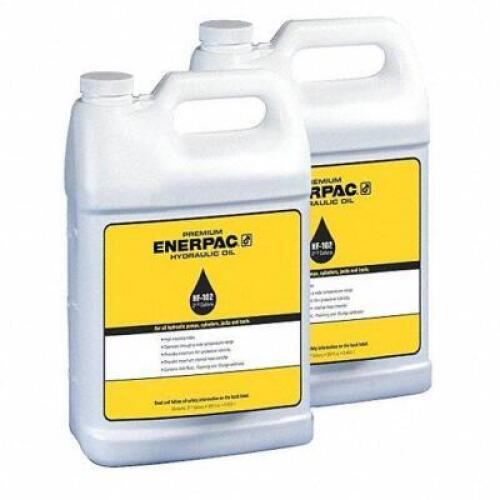 DESCRIPTION: (2) SYNTHETIC HYDRAULIC OIL BRAND/MODEL: ENERPAC #41GJ05 RETAIL$: $260.40 TOTAL SIZE: 1 GALLON QTY: 2