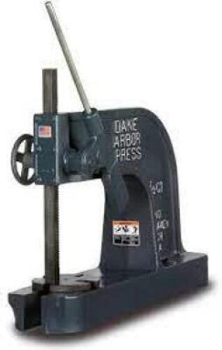 DESCRIPTION: (1) BROACHING RATCHET LEVERAGE PRESSBRAND/MODEL: DAKE #D-902002SIZE: ARBOR PRESSINFORMATION: HANDLE BROKEN BUT INCLUDEDRETAIL$: $1995.00 EAQTY: 1