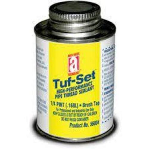 DESCRIPTION: (4) TUF-SET HIGH PERFORMANCE PIPE THREAD SEALANT BRAND/MODEL: ANTI-SEIZE #048196 RETAIL$: $20.00 EA SIZE: 1 PINT QTY: 4