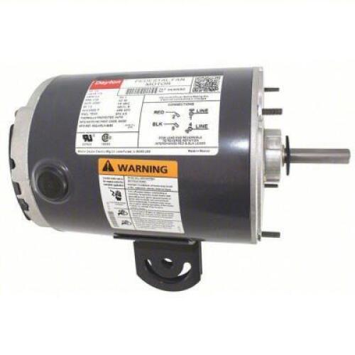 DESCRIPTION: (1) PEDESTAL FAN MOTOR BRAND/MODEL: DAYTON #6K406 SIZE: 1/4 HP, 1,725 NAMEPLATE RPM, 115V AC, 48YZ FRAME, 4.5 FULL LOAD AMPS RETAIL$: $21
