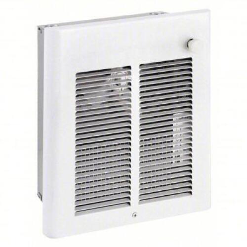 DESCRIPTION: (1) RECESSED ELECTRIC WALL MOUNT HEATER BRAND/MODEL: DAYTON #2HAD6 INFORMATION: WHITE SIZE: 750W/1,500W, 120V AC, 1 PHASE, 120V AC, 1-PHA