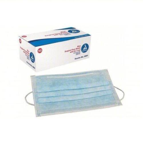DESCRIPTION: (6) BOXES OF (100) FACE MASKS BRAND/MODEL: DYNAREX #36PV82 INFORMATION: BLUE SIZE: ONE SIZE RETAIL$: $106.73 TOTAL QTY: 6
