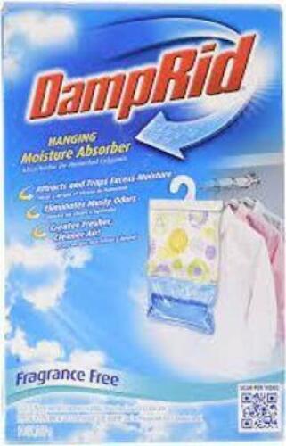 DESCRIPTION: (6) SINGLE PACKS OF MOISTURE ABSORBER BRAND/MODEL: DAMPRID #FG80FF RETAIL$: $7.57 EA SIZE: 14 OZ QTY: 6