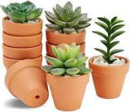 DESCRIPTION: (4) BOXES OF (10) MINI FLOWER POTS BRAND/MODEL: TERRA COTTA INFORMATION: BROWN SIZE: MINI RETAIL$: $28.99 EA QTY: 4