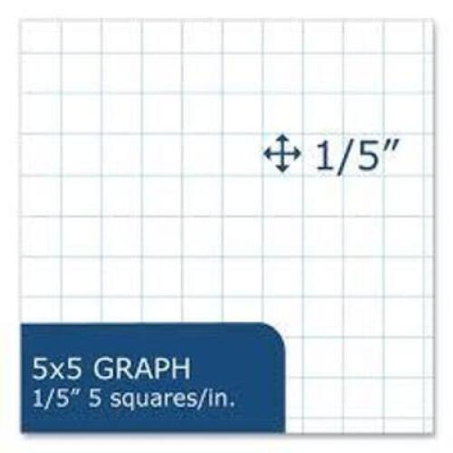 DESCRIPTION: (1) CASE OF (100) SHEETS OF FILLER PAPER BRAND/MODEL: 20815 INFORMATION: 5 X 5 GRAPH RULED SIZE: 8.5 X 5.5 RETAIL$: $320.00 TOTAL QTY: 1