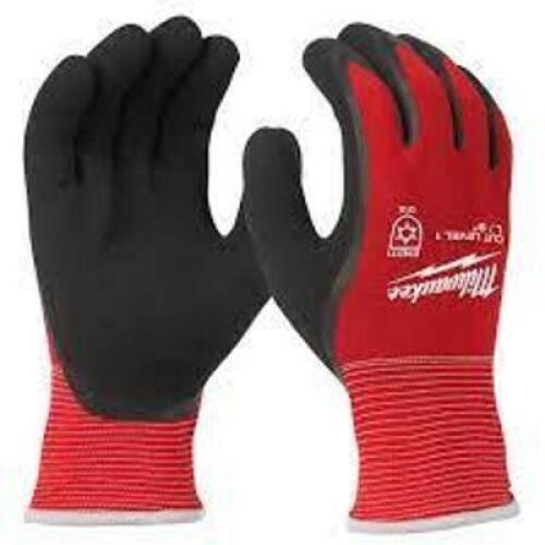 DESCRIPTION: (12) CUT LEVEL 1 INSULATED GLOVES BRAND/MODEL: MILWAUKEE #48-22-8912B INFORMATION: RED AND BLACK SIZE: LARGE RETAIL$: $83.97 TOTAL QTY: 1