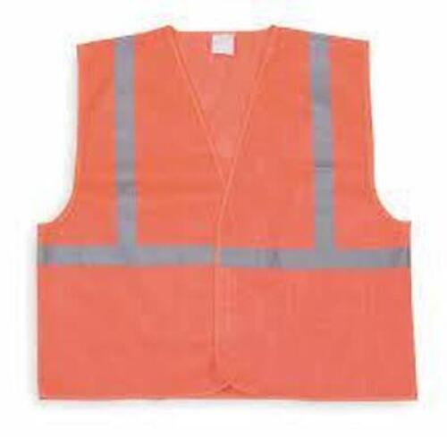 DESCRIPTION: (1) CASE OF (50) HIGH VISIBILITY VEST BRAND/MODEL: CONDOR #1YAD5 INFORMATION: ORANGE SIZE: LARGE RETAIL$: $8.78 PER VEST QTY: 1