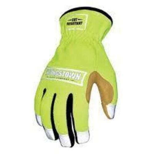 DESCRIPTION: (3) PAIRS OF PUNCTURE AND ABRASIVE RESISTANT GLOVES BRAND/MODEL: YOUNGSTON #12-3190-10-XL INFORMATION: YELLOW AND BLACK SIZE: SIZE XL RET