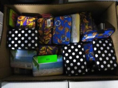 DESCRIPTION: (1) BOX OF APPROX (50) MISC METAL WALLETSQTY: 1