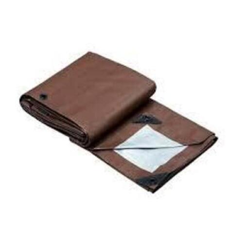 DESCRIPTION: (1) HEAVY DUTY TARP INFORMATION: BROWN SIZE: 10X12 RETAIL$: $22.00 EA QTY: 1