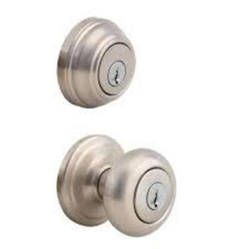 DESCRIPTION: (1) DEADBOLT ENTRY KNOB COMBO SET BRAND/MODEL: KWIKSET #99910-069 RETAIL$: $55.00 EA QTY: 1
