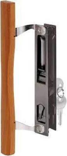 DESCRIPTION: (1) SLIDING GLASS DOOR HANDLE SET BRAND/MODEL: PRIME LINE #C1032 RETAIL$: $30.00 EA QTY: 1