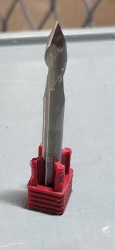 DESCRIPTION: (1) SOLID CARBIDE 60* DRILL MILL BRAND/MODEL: MELIN TOOL AMG-808-DP 60 SIZE: 1/4" DIA 1/4" LOC RETAIL$: $30.56 QTY: 1