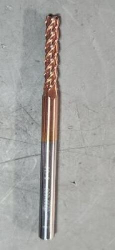 DESCRIPTION: (2) SOLID CARBIDE SQ END MILL BRAND/MODEL: ACCUPRO 07771330 SIZE: 5/32" DIA 3/4" LOC RETAIL$: $26.12 QTY: 2