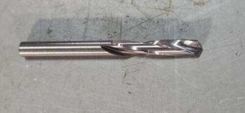DESCRIPTION: (1) SOLID CARBIDE SML DRILL BIT BRAND/MODEL: HERTEL 74148842 SIZE: 3/16" DIA QTY: 1