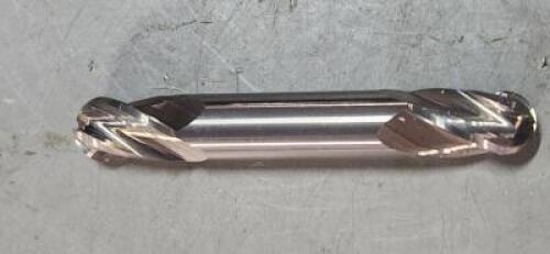 DESCRIPTION: (1) SOLID CARBIDE DE BALL END MILL BRAND/MODEL: ATRAX 85339240 SIZE: 0.375" DIA 0.5626" LOC 3/8" SD RETAIL$: $68.40 QTY: 1