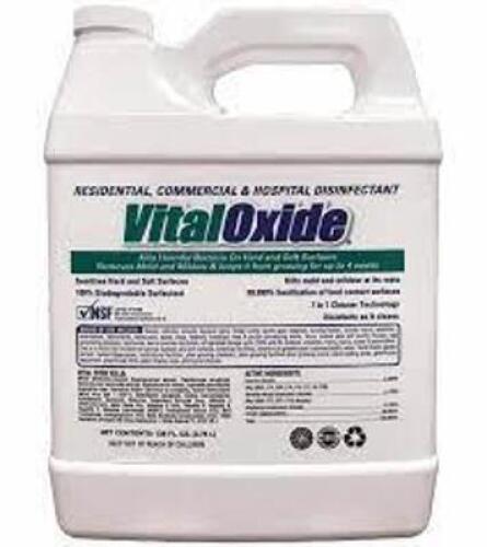 DESCRIPTION: (1) DISINFECTANT BRAND/MODEL: VITAL OXIDE SIZE: 1 GALLON RETAIL$: $30.00 EA QTY: 1