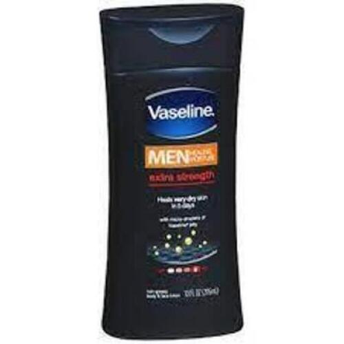 DESCRIPTION: (4) EXTRA STRENGTH BODY FACE AND HANDS BRAND/MODEL: VASELINE SIZE: 10 OZ RETAIL$: $6.88 EA QTY: 4