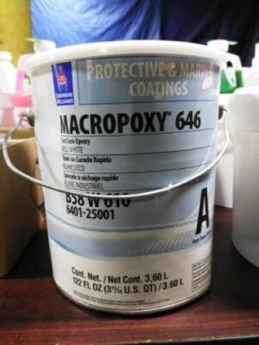 DESCRIPTION: (1) FAST CURE EPOXY ONLY PART A PART B NOT INCLUDED BRAND/MODEL: SHERWIN WILLIAMS INFORMATION: WHITE SIZE: 1 GALLON QTY: 1