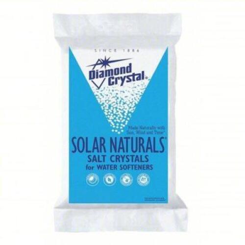 DESCRIPTION: (2) WATER SOFTENER SALT BRAND/MODEL: DIAMOND CRYSTAL #52ZX55 INFORMATION: 99.8% PURITY SIZE: 50 LB RETAIL$: $20.00 EA QTY: 2