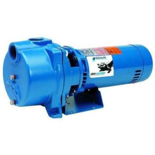 DESCRIPTION: (1) CENTRIFUGAL IRRIGATION PUMP BRAND/MODEL: GOULDS/GT073TE INFORMATION: 3/4 HP, 208-240/480V AC, 3PH RETAIL$: $847 SIZE: 1 1/2" OUTLET,