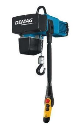 DESCRIPTION: (1) ELECTRIC CHAIN HOIST BRAND/MODEL: DEMAG/DC-COM 10-1000 INFORMATION: 16' LIFT, 2200LB CAPACITY, 3PH RETAIL$: $3,356 QTY: 1