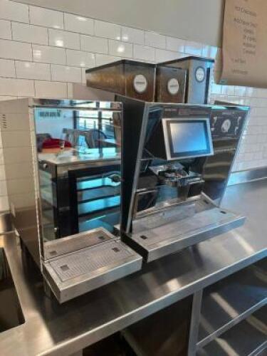 THERMOPLAN BUNN BW3-CTMC BEAN TO CUP AUTOMATIC COFFEE MACHINE AND MILK FRIDGE