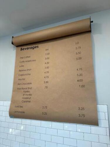 60" ROLLED PAPER DISPENSER W/ ROLL.