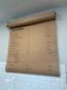 60" ROLLED PAPER DISPENSER W/ ROLL.