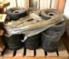 (10) 3.00-8 MILLENNIUM PNEUMATIC-SHAPED SOLID FORKLIFT TIRE (2.5 RIM) - 2