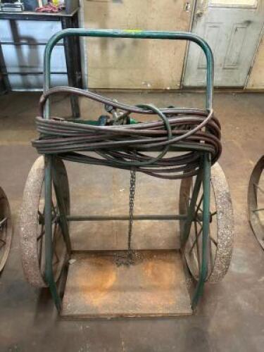 ACETYLENE CART W/ HOSE AND TORCH
