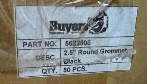 (3) BOXES OF BUYERS 2.5" ROUND GROMMETS