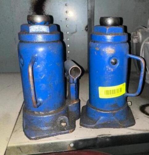(2) HYDRAULIC BOTTLE JACKS