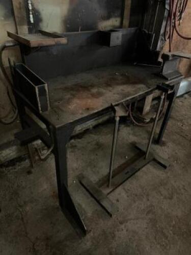 40" METAL SHOP TABLE