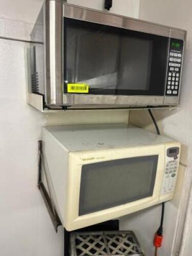 (3) ASSORTED MICROWAVES.