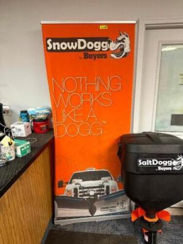 SNOW DOGG STANDING ADVERTISEMENT