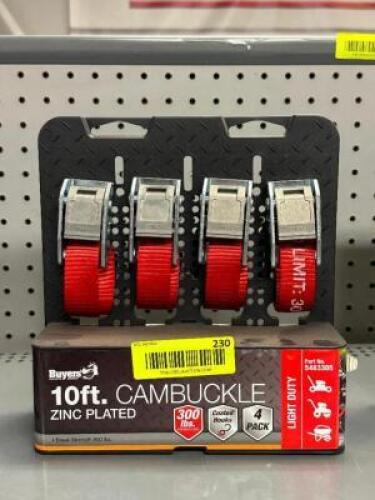 4 PC. / 10 FT. CAMBUCKLE SET