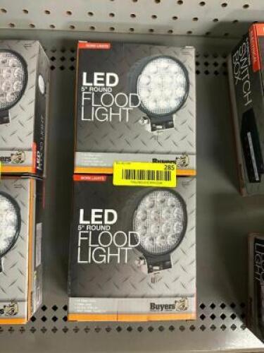 (2) - LED FLOOD LIGHT
