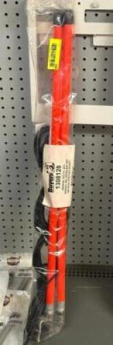 NYLON LED ORANGE 28" VERTICAL BRACKET MOUNT