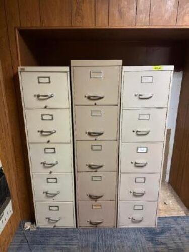 (3) - FILE CABINETS