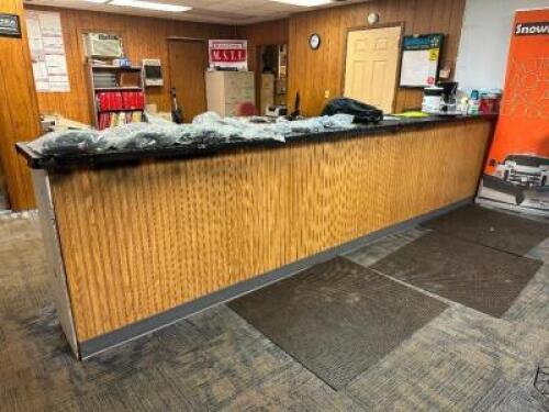 CUSTOM BUILT RETAIL COUNTER