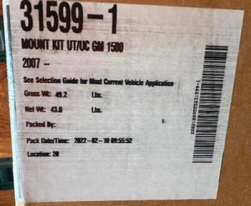 WESTERN 31599-1 MOUNT KIT UT/UC GM1500 2007