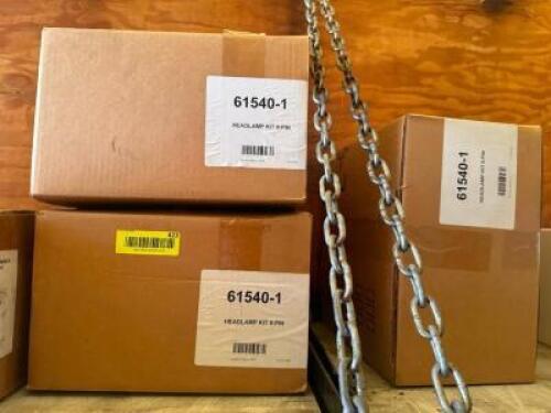 (3) WESTERN 61540-1 HEAD LAMP KITS 9 PIN