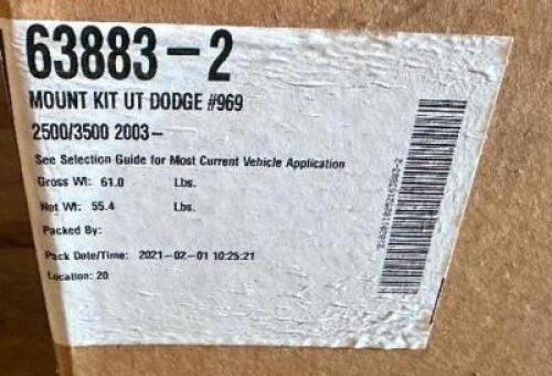 WESTERN 33220 MOUNT KIT UT JEEP WRANGLER 2007-